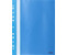Папка-скоросшиватель пластиковая А4 Index 319, толщина пластика 0,18 мм, синяя
