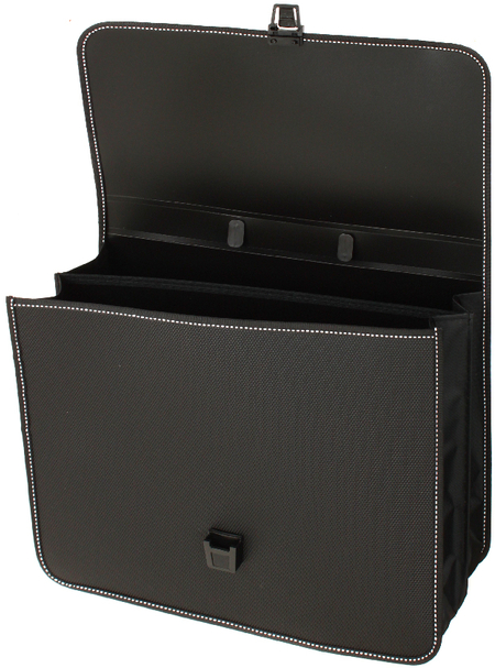 Портфель пластиковый 2 отделения Brauberg «Консул», 370*280*120 мм, толщина пластика 1 мм, черная Портфель пластиковый 2 отделения Brauberg «Консул», 370*280*120 мм, толщина пластика 1 мм, черная