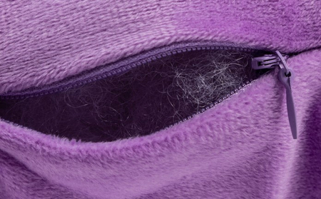 Подушка декоративная «Этель», 48*38 см, «Кошка», фиолетовая