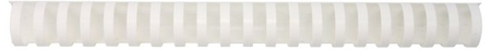 Пружина пластиковая StarBind, 28 мм, белая