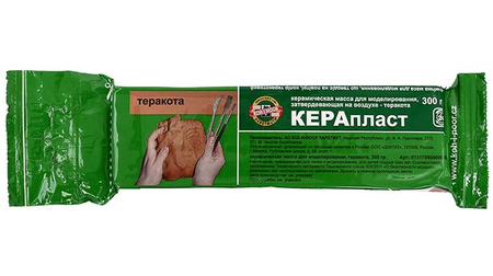 Масса керамическая KeraPlast, 300 г, терракотовая