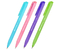 Ручка шариковая автоматическая одноразовая Brauberg Trios Bright Color, корпус ассорти, стержень синий