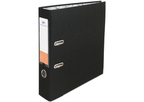 Папка-регистратор Workmate с односторонним ПВХ-покрытием, корешок 70 мм, черный