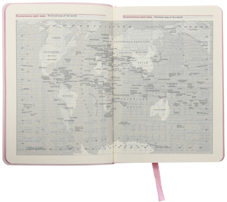 Ежедневник датированный на 2018 год «Сариф», 120*170 мм, 176 л., розовый