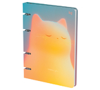 Тетрадь общая А5, 120 л. на кольцах BG, 160×215 мм, клетка, Meow