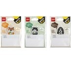 Бумага для заметок с липким краем фигурная Deli, 75×84 мм, 1 блок×25 л., ассорти
