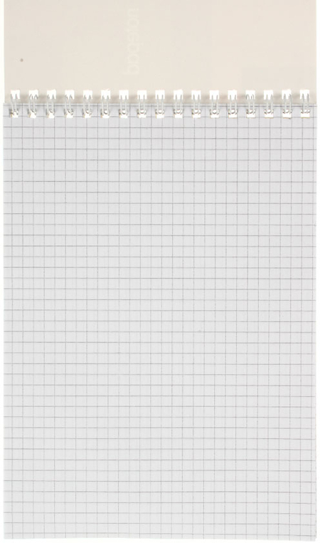 Блокнот на гребне Attache (А5), 145*205 мм, 50 л., клетка, Colors Of City