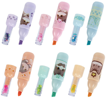 Набор маркеров-текстовыделителей Brauberg, 6 цветов, пастель, «Милые коты» Набор маркеров-текстовыделителей Brauberg, 6 цветов, пастель, «Милые коты»