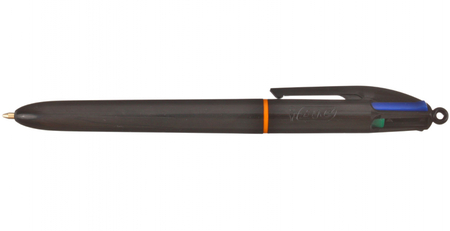 Ручка шариковая автоматическая многофункциональная Bic 4 Colors, корпус черный, 4 стержня