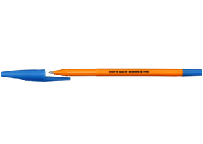 Ручка шариковая Staff Basic BP-66 Orange, корпус оранжевый, стержeнь синий