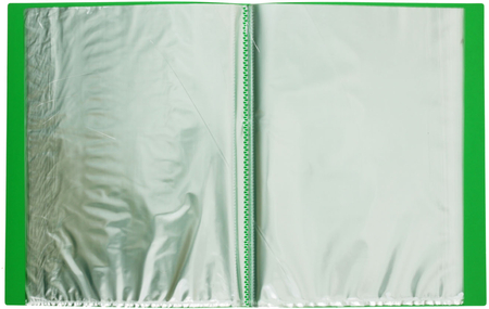 Папка пластиковая на 20 файлов Berlingo Standart, толщина пластика 0,6 мм, зеленая