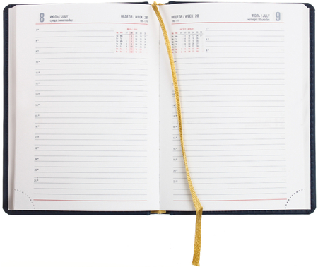 Ежедневник датированный на 2026 год «Сиам» (А6), 110*155 мм, 176 л., синий