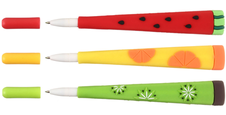 Ручка шариковая Meshu, Fruits, корпус ассорти, стержень синий Ручка шариковая Meshu, Fruits, корпус ассорти, стержень синий