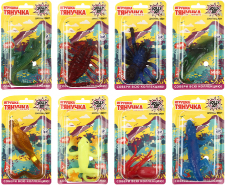 Игрушка тянучка Jolly Jot, «Тропические обитатели», ассорти