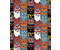 Сумка-шоппер Joy Textile (ткань под лен), 35*37*7 см, «Колоритные котики»