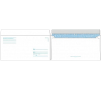 Конверт почтовый 110×220 мм (DL), силикон, с подсказкой «Кому-Куда» (бел. яз.), запечатка