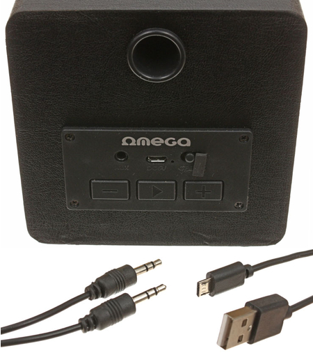 Колонка Omega OG60A RMS Bluetooth, серебристая