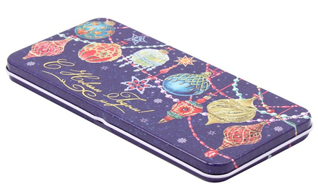 Коробочка подарочная для денег «Конверт для денег», 16,6*7,6*1 см, «Шары на синем»