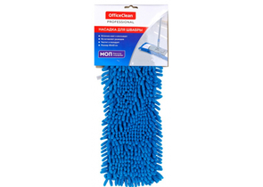 Насадка для швабры «Моп» OfficeClean Professional, 40×10 см, синяя Насадка для швабры «Моп» OfficeClean Professional, 40×10 см, синяя