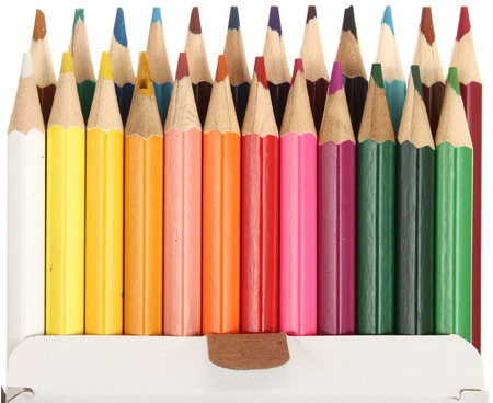 Карандаши цветные Silwerhof Eco, 24 цвета, длина 175 мм