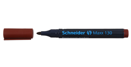 Маркер перманентный Schneider Maxx 130, коричневый