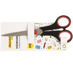 Ножницы канцелярские Silwerhof Eco «Универсальные», 170 мм, ручки черные с красным