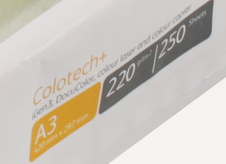 Бумага офисная Xerox Colotech+ Uncoated (без покрытия), А3 (297*420 мм), 220 г/м2, 250 л.