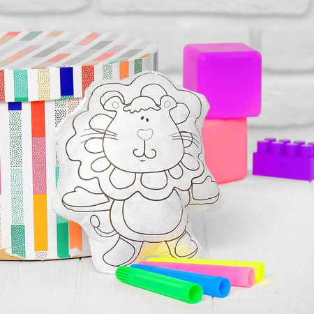 Игрушка-раскраска, «Львенок», 15 см Игрушка-раскраска, «Львенок», 15 см
