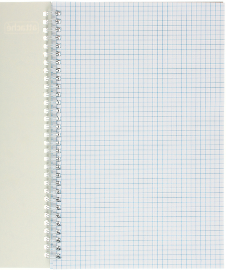 Тетрадь общая А4, 80 л. на гребне Attache, 180*280 мм, клетка, темно-зеленая