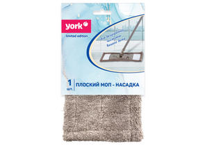 Насадка для швабры «Моп» York Classic Limited Edition, 42×9,5 см, серая Насадка для швабры «Моп» York Classic Limited Edition, 42×9,5 см, серая