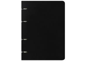 Тетрадь общая А5, 80 л. на кольцах Informat, 155×210 мм, клетка, черная