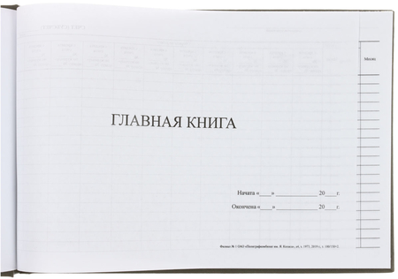 Главная книга, 297*210 мм, 150 л., ассорти Главная книга, 297*210 мм, 150 л., ассорти