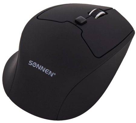 Мышь компьютерная Sonnen V-33, беспроводная, черная