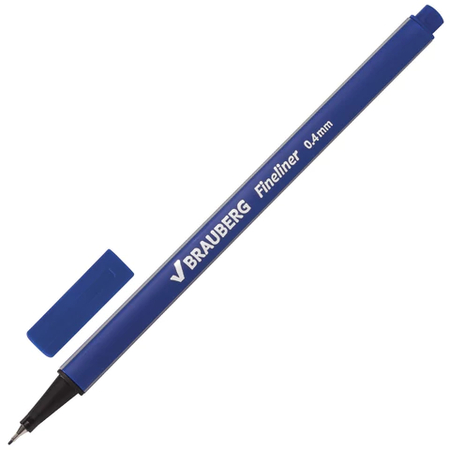 Лайнер Brauberg Aero, толщина линии 0,4 мм, синий Лайнер Brauberg Aero, толщина линии 0,4 мм, синий