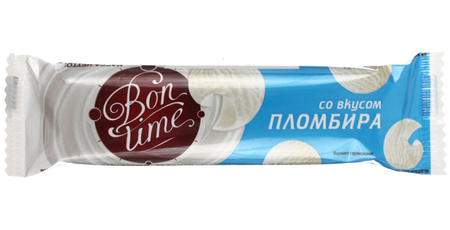 Батончик Bon Time, 20 г, со вкусом пломбира