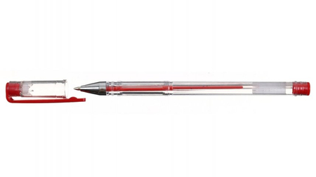 Ручка гелевая Lite, стержень красный