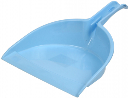 Совок для мусора Perfecto Linea Solid, 29,5*21 см, голубой