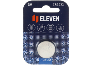Батарейка литиевая дисковая Eleven, CR2032, 3V