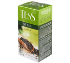 Чай Tess, 45 г, 25 пакетиков, Style, чай зеленый Чай Tess, 45 г, 25 пакетиков, Style, чай зеленый