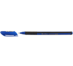 Ручка шариковая одноразовая Berlingo Triangle Twin, корпус синий, стержень синий