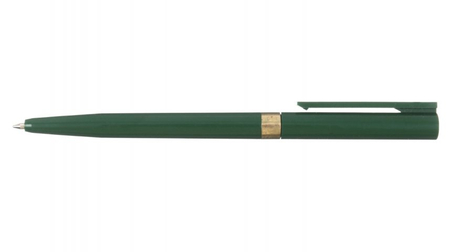 Ручка шариковая автоматическая одноразовая Sponsor SLP060A, корпус зеленый, стержень синий
