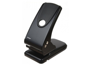 Дырокол Berlingo Office Soft, 210×110 мм, 65 л., черный (без линейки)