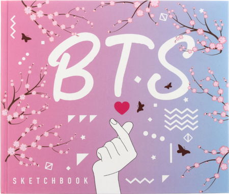 Скетчбук-блокнот BTS, 245*210 мм, 48 л. Скетчбук-блокнот BTS, 245*210 мм, 48 л.