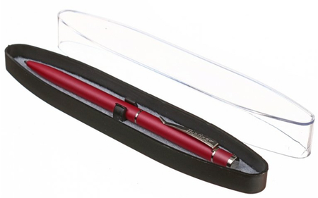 Ручка подарочная шариковая Berlingo Golden Classic, корпус розовый, синяя 