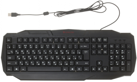 Клавиатура Defender Ultra HB-330L, USB, проводная, черная