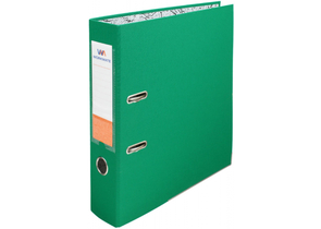 Папка-регистратор Workmate с односторонним ПВХ-покрытием, корешок 70 мм, зеленый