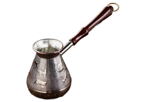 Турка для кофе медная «Кошки», 500 мл