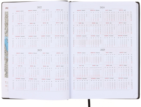 Ежедневник датированный на 2022 год Winner (А4), 210*297 мм, 176 л., черный