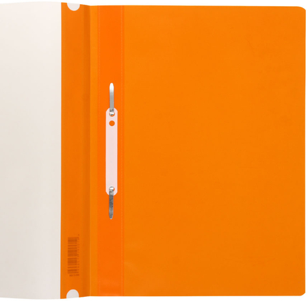 Папка-скоросшиватель пластиковая А4 «Стамм», толщина пластика 0,18 мм, оранжевая