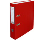 Папка-регистратор «Офисмаг» с односторонним ПВХ-покрытием, корешок 70 мм, красный